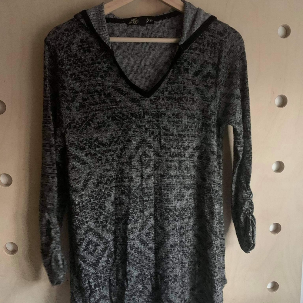 Western hooded shirt